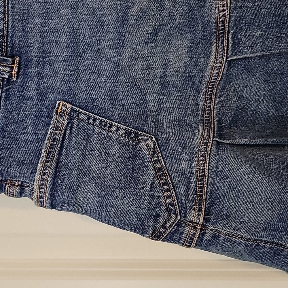 Coco Gauff x American Eagle High Rise Stretch Mini Denim Skirt Size 8/29W NWT - Picture 8 of 12